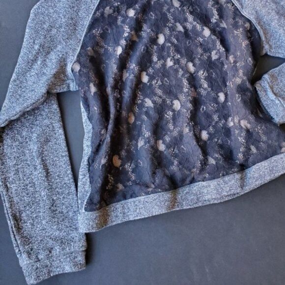 Bcbgmaxazria Semi See through lace Sweater - Picture 4 of 8